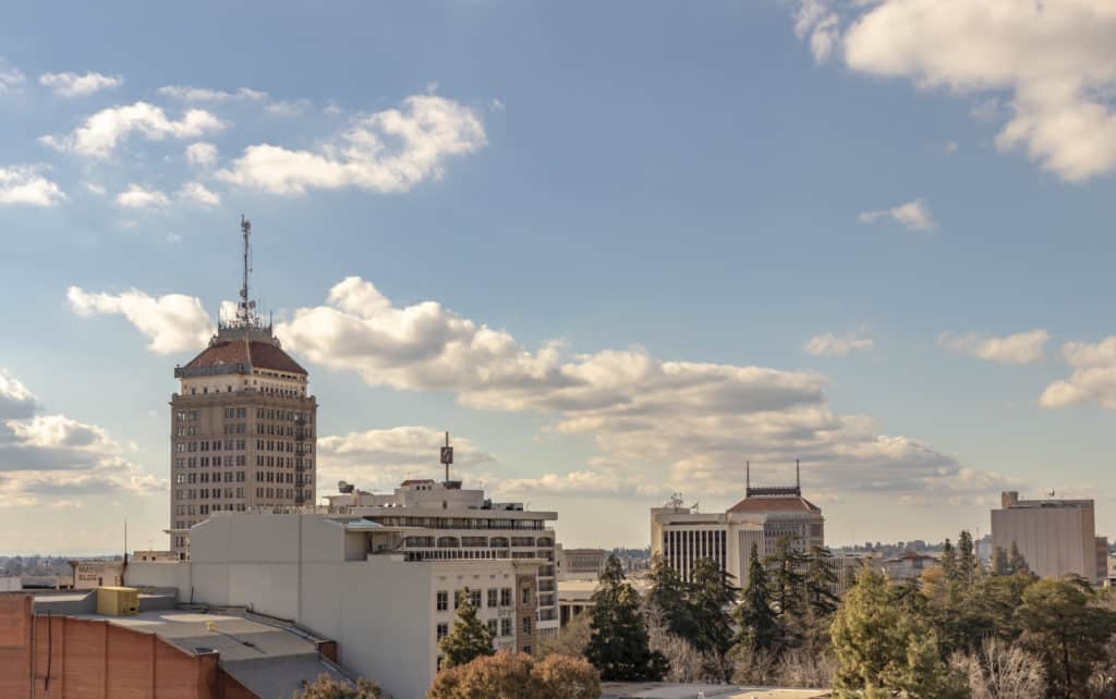 Downtown Fresno skyline